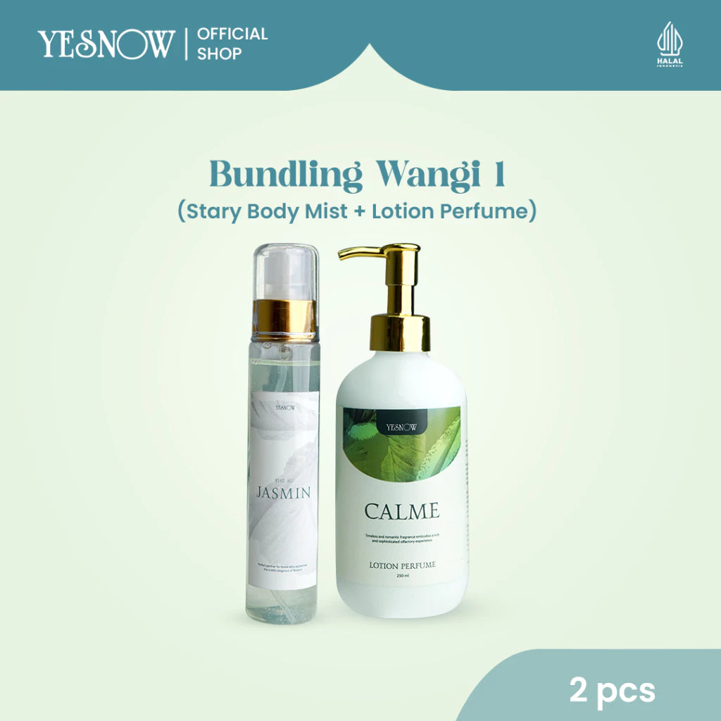 Bundling Wangi 1 ( Lotion Perfume + Stary Body Mist ) - Rangkaian Perawatan Wangi Seharian