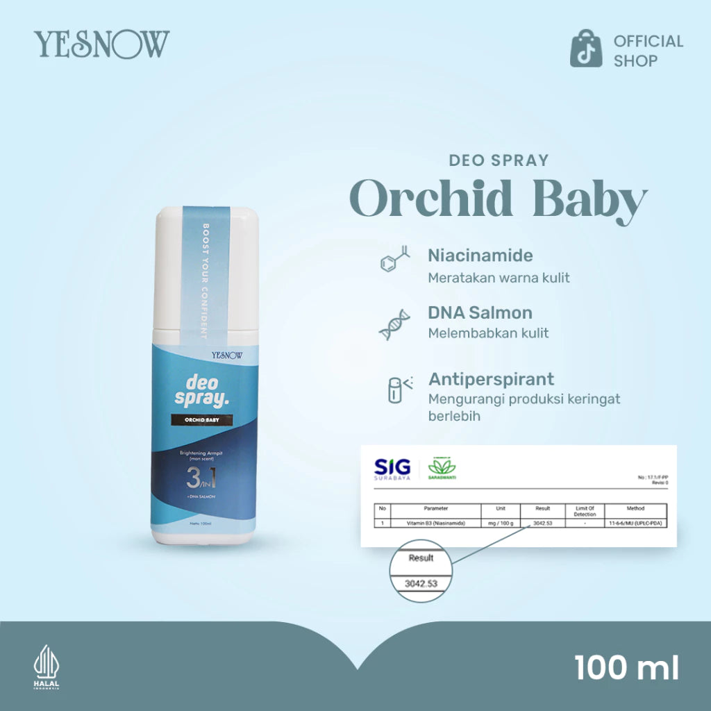 Deodorant Spray Brightening Armpit 100ml - Deodorant Penghilang Bau Ketiak