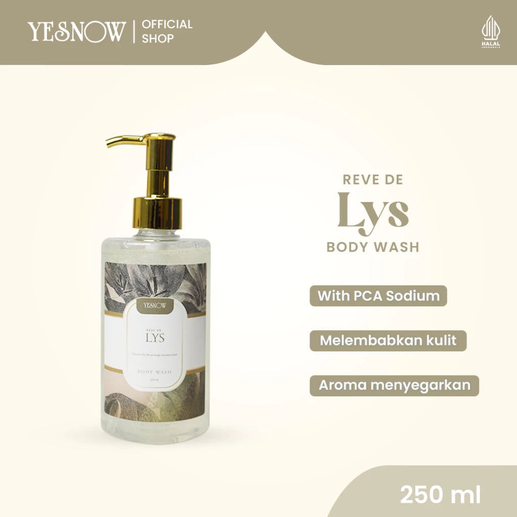 Body Wash Yesnow - Sabun Mandi Cair Dengan Aroma Wangi Bunga Yang Menyegarkan