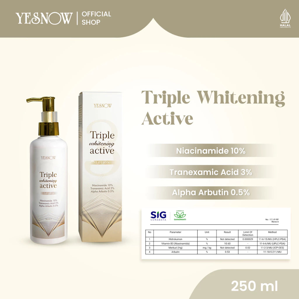 Triple Whitening Active Lotion - Hand Body Lotion