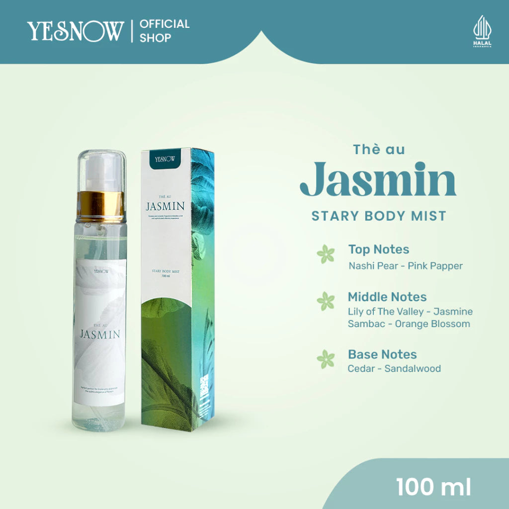Stary Body Mist Yesnow - Parfum Badan Dengan Aroma Wangi Bunga Yang Menyegarkan