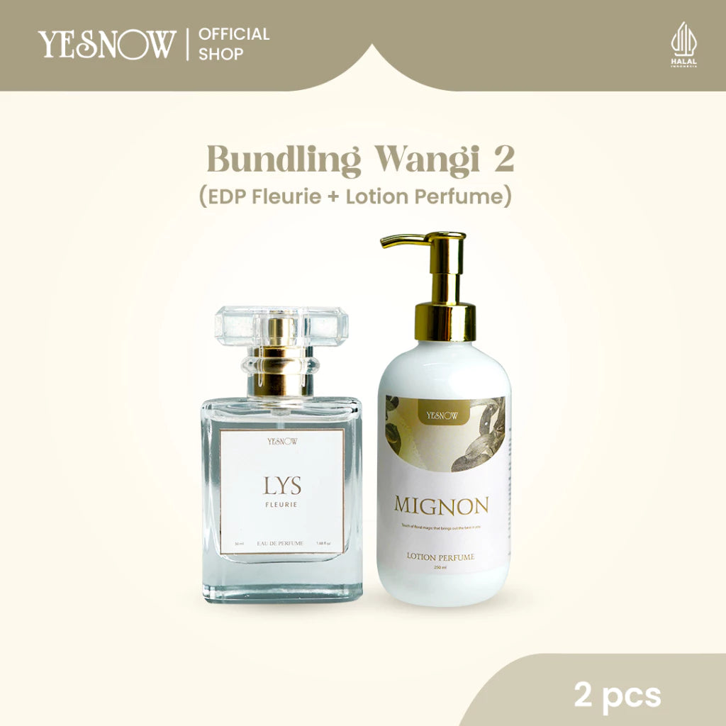 Bundling Wangi 2 ( Lotion Perfume + New EDP 50ml ) - Rangkaian Perawatan Wangi Seharian