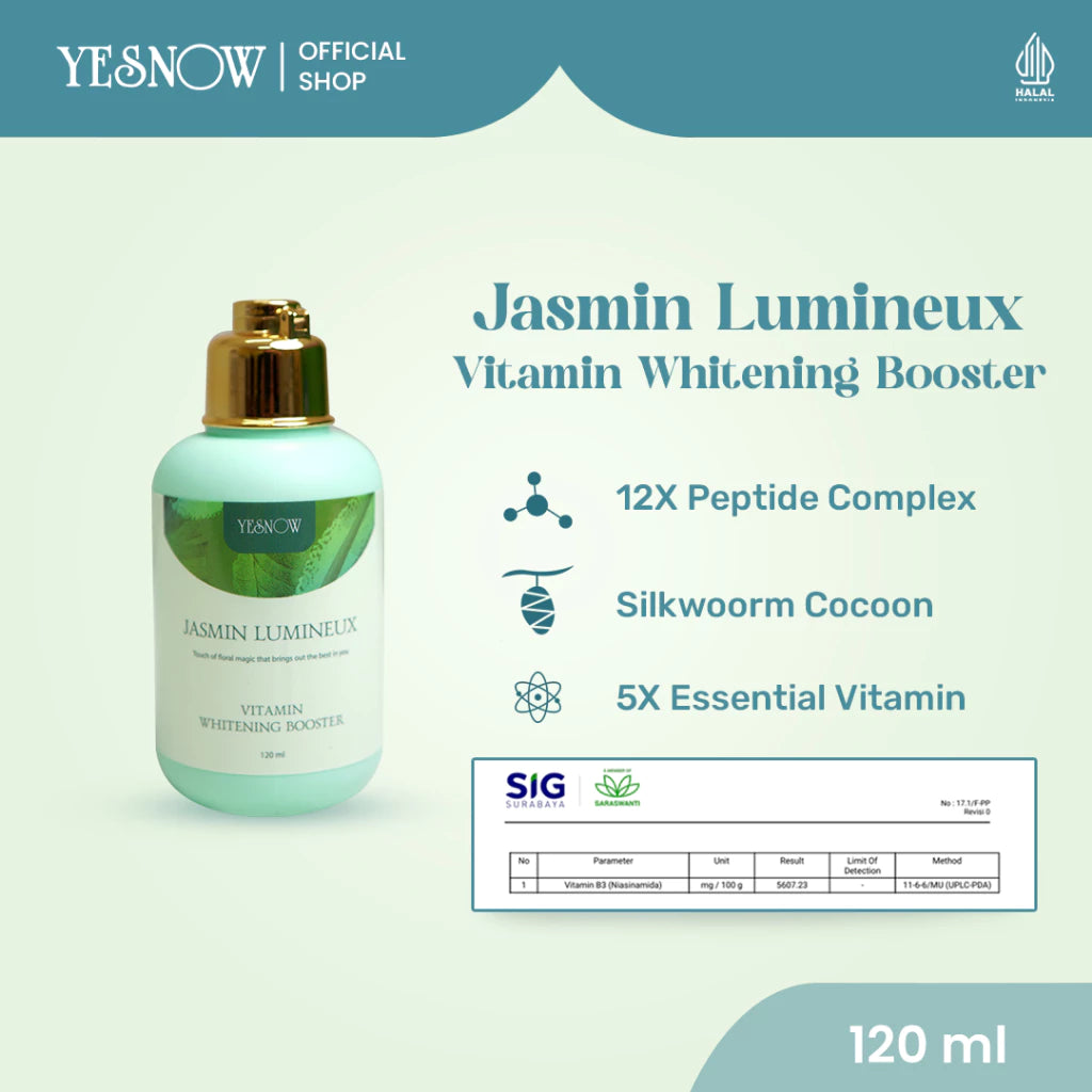 Yesnow Vitamin Whitening Booster Body Serum - Vitamin Body Serum 120ml