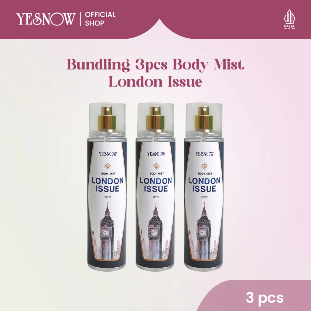 Yesnow Body Mist City 250ml - Body Mist Dengan Sentuhan Aroma Yang Mewah & Menyegarkan