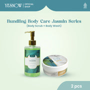 Bundling Body Care Fleurie Series 2 ( Body Scrub + Body Wash ) - Rangkaian Perawatan Mandi Dengan Aroma Wangi Bunga Yang Menyegarkan