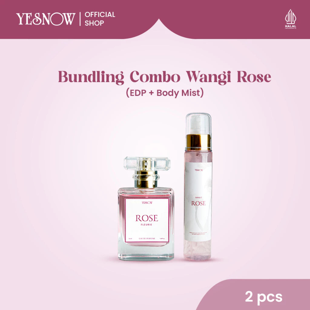 Bundling Combo Wangi ( Eau De Parfume Fleurie 50ml + Stary Body Mist ) - Parfum Wangi Tahan Lama