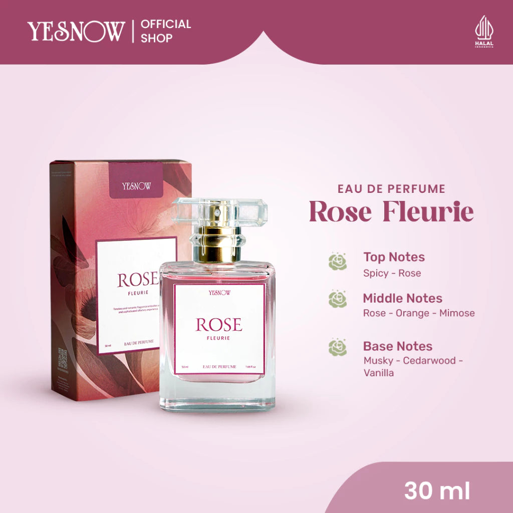 New Eau De Parfume Fleurie 50ml - Parfum Wanita Dengan Aroma Wangi Bunga Yang Tahan Lama