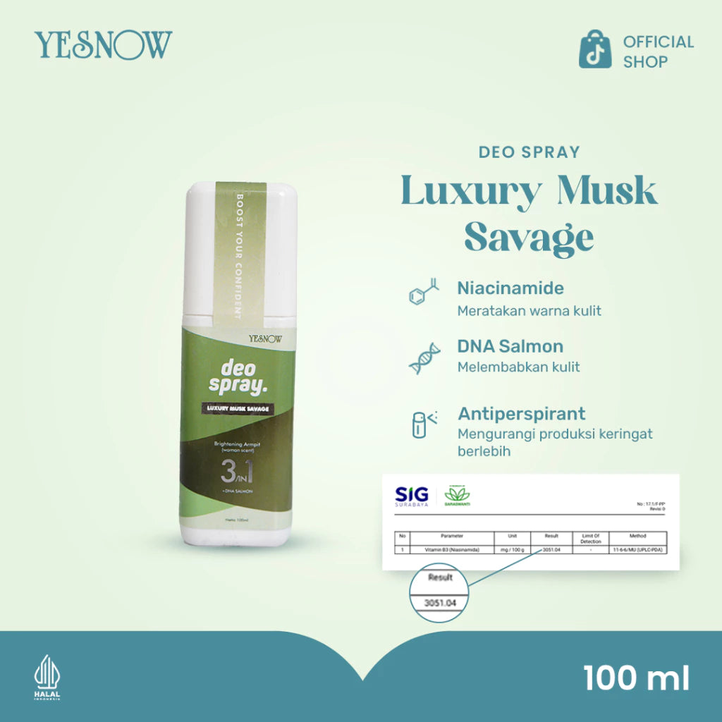 Deodorant Spray Brightening Armpit 100ml - Deodorant Penghilang Bau Ketiak