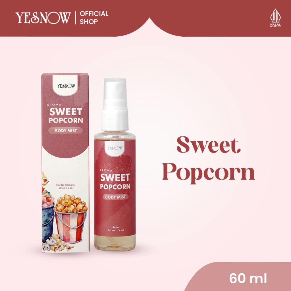 Bodymist Something Sweet & Fresh Yesnow - Parfum Badan Dengan Aroma Wangi Kue