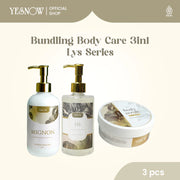 Bundling Body Care Fleurie Series 3in1 ( Body Scrub + Body Wash + Body Lotion )