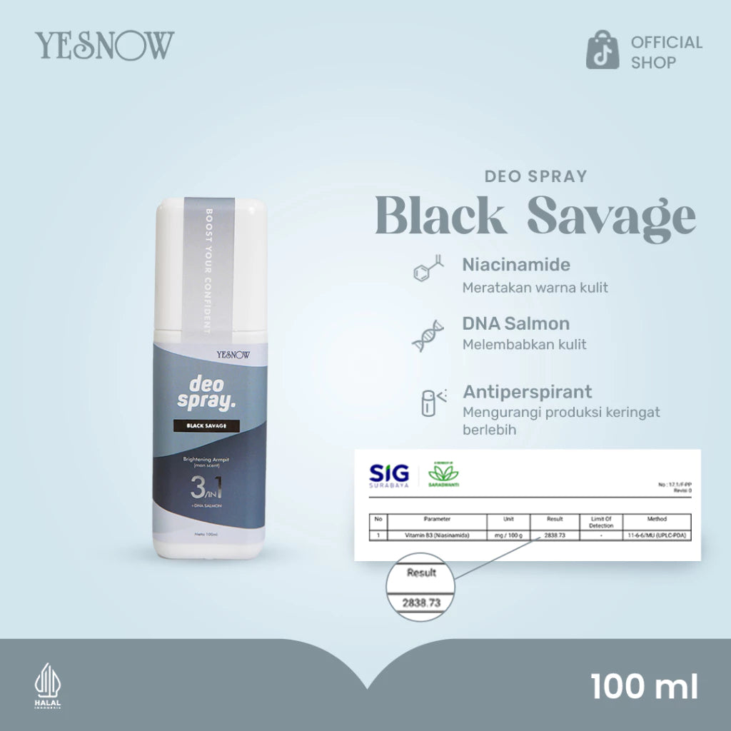 Deodorant Spray Brightening Armpit 100ml - Deodorant Penghilang Bau Ketiak