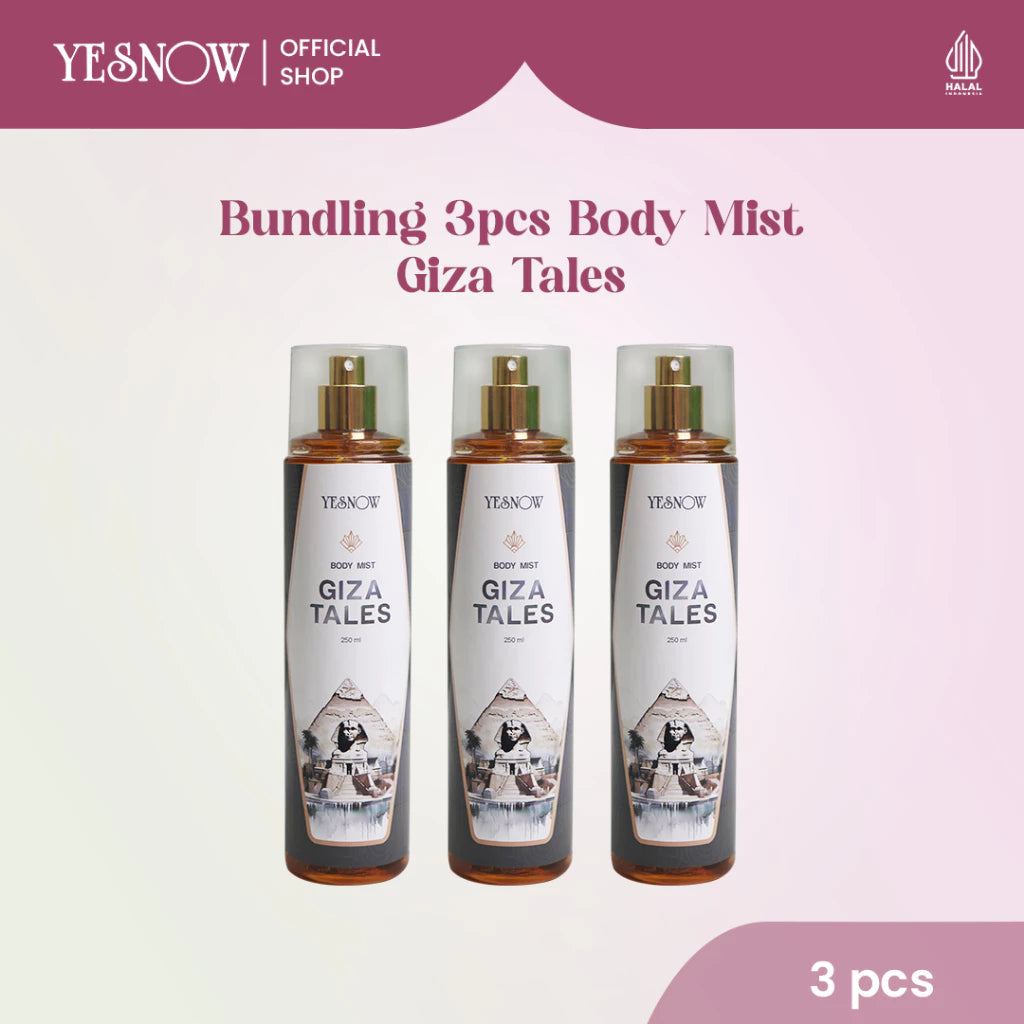 Yesnow Body Mist City 250ml - Body Mist Dengan Sentuhan Aroma Yang Mewah & Menyegarkan