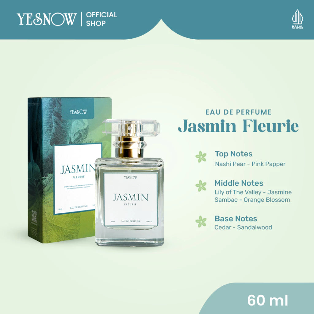 New Eau De Parfume Fleurie 50ml - Parfum Wanita Dengan Aroma Wangi Bunga Yang Tahan Lama