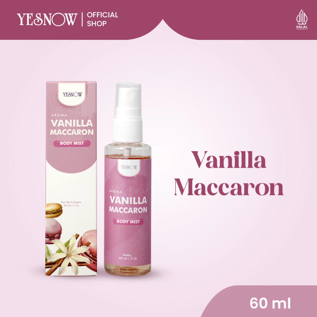 Bodymist Something Sweet & Fresh Yesnow - Parfum Badan Dengan Aroma Wangi Kue