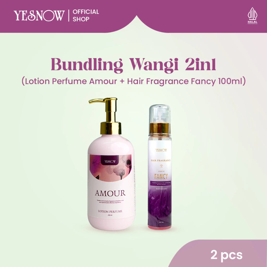Bundling Wangi 2in1 [ Lotion Perfume 250ml + Hair Fragrance 100ml ]