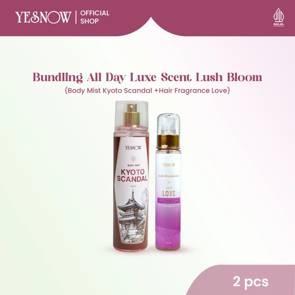 Yesnow Bundling All Day Luxe Scent - [ Body Mist City 250ml + Hair Fragrance 100ml ]