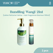 Bundling Wangi 2in1 [ Lotion Perfume 250ml + Hair Fragrance 100ml ]
