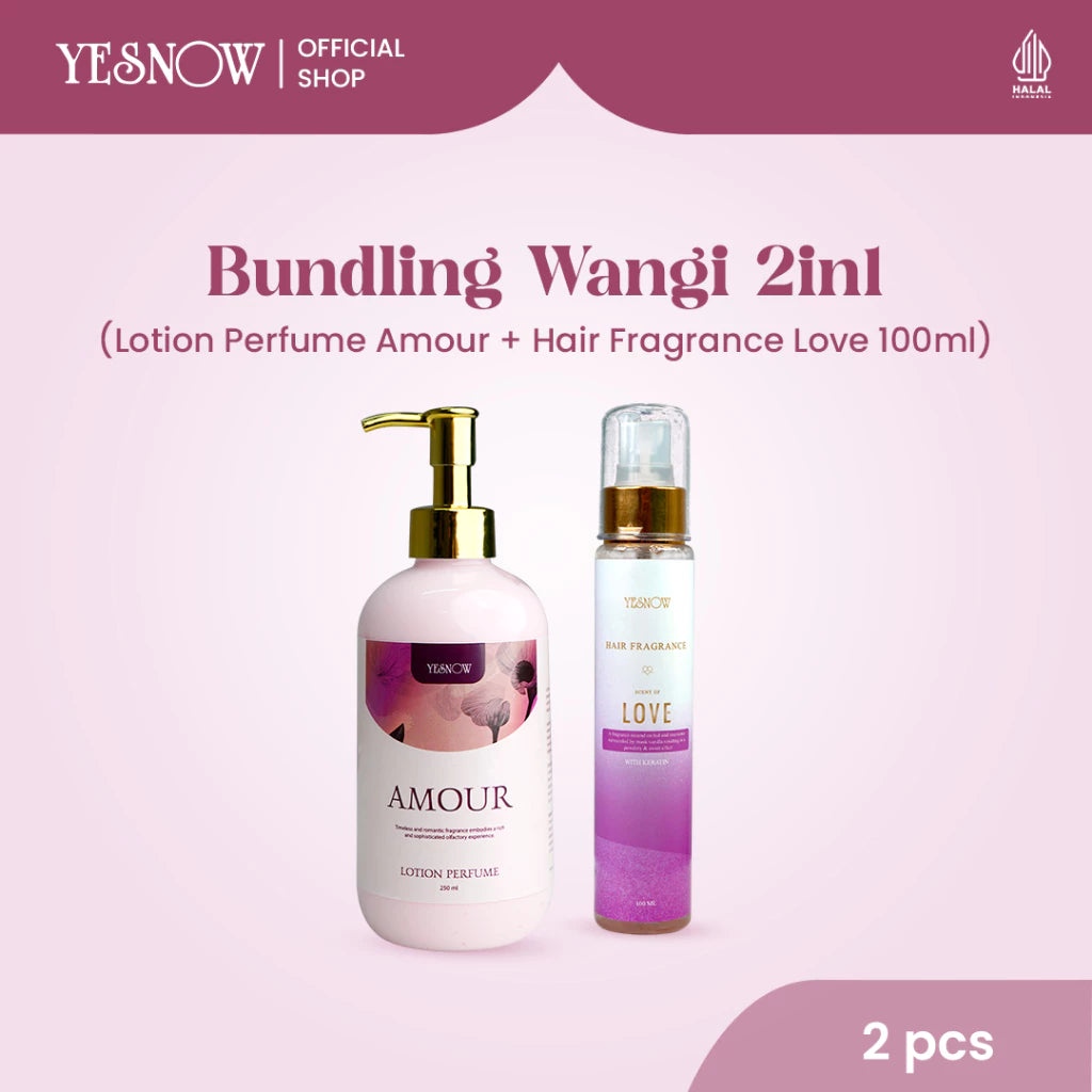 Bundling Wangi 2in1 [ Lotion Perfume 250ml + Hair Fragrance 100ml ]