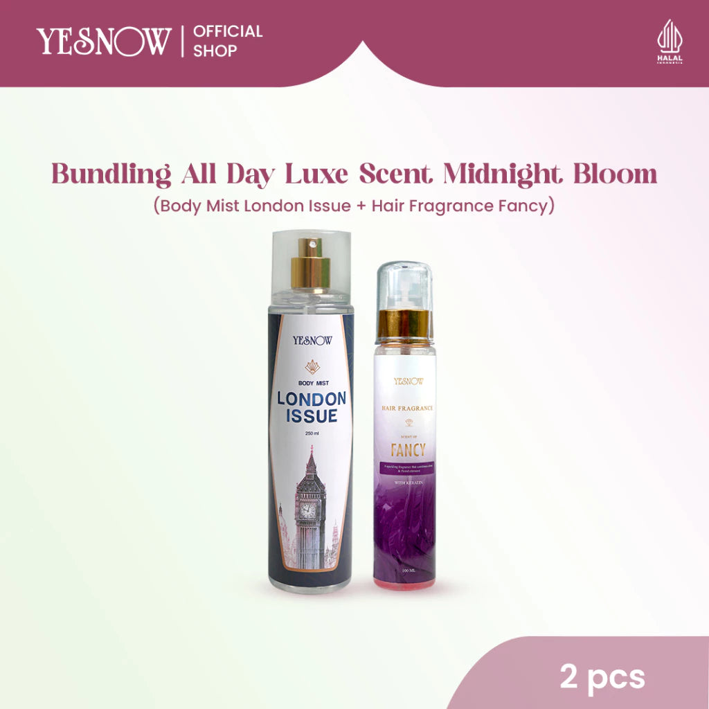 Yesnow Bundling All Day Luxe Scent - [ Body Mist City 250ml + Hair Fragrance 100ml ]