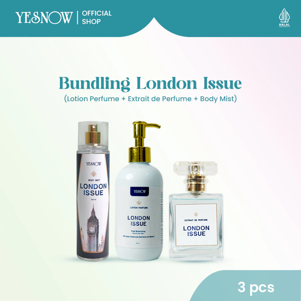 Yesnow Bundling City Series 3in1 [ Lotion Parfume + Body Mist + Extrait Parfum ]