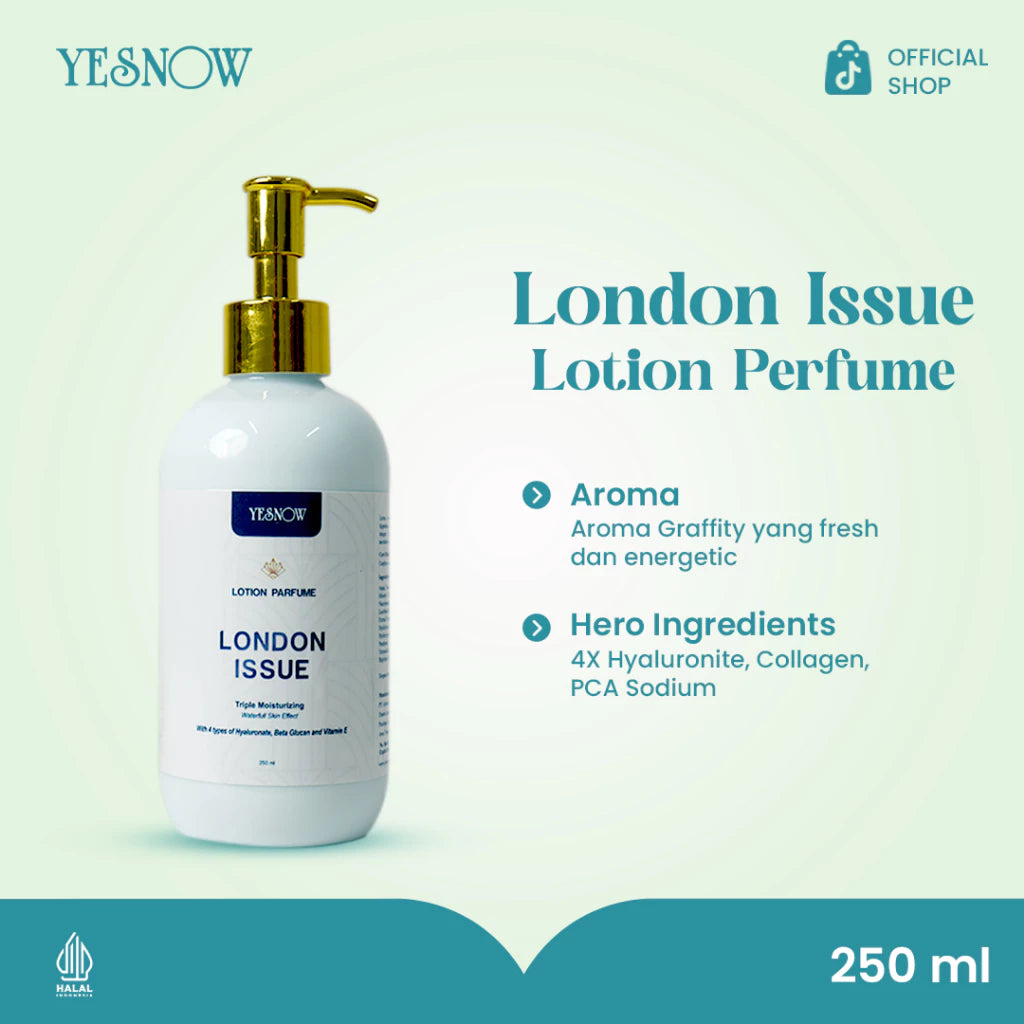 Yesnow Bundling Wangi 1 City Series ( Lotion Parfum + Bodymist City Series 250ml ) - Wangi Elegan & Tahan Lama