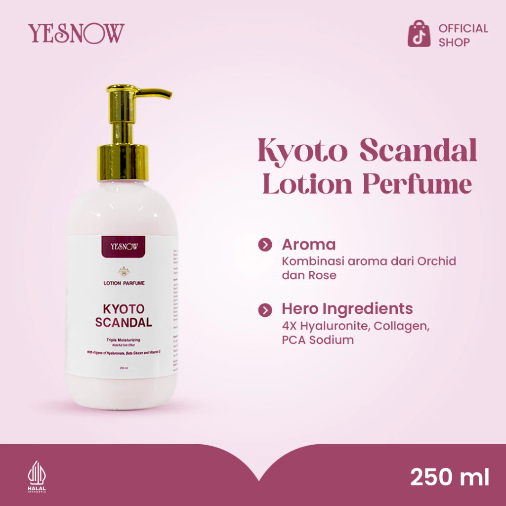 Yesnow Bundling Wangi 1 City Series ( Lotion Parfum + Bodymist City Series 250ml ) - Wangi Elegan & Tahan Lama