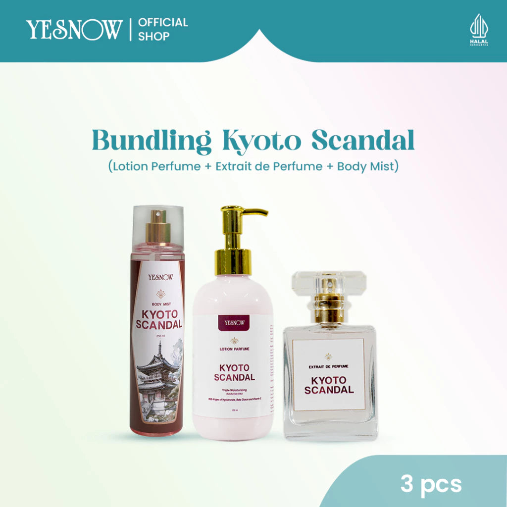 Yesnow Bundling City Series 3in1 [ Lotion Parfume + Body Mist + Extrait Parfum ]