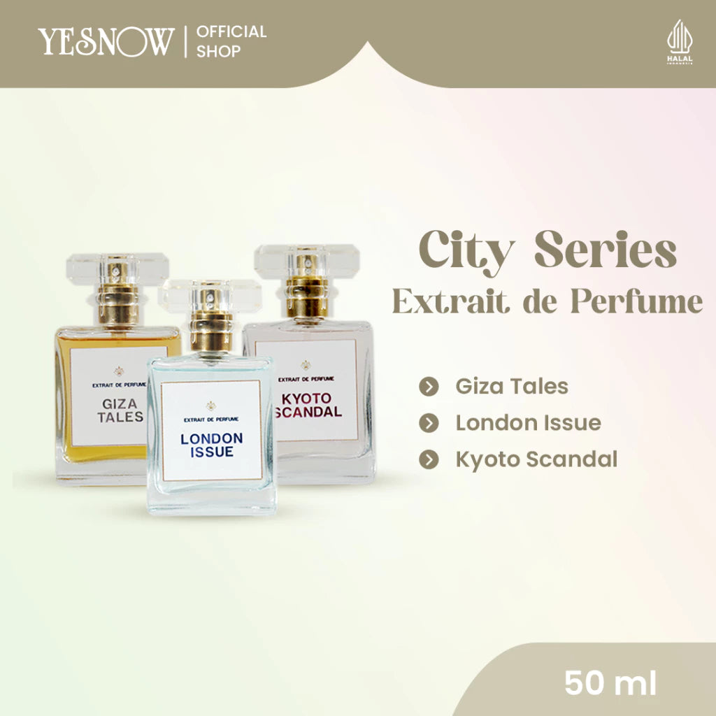Yesnow Bundling City Series 3in1 [ Lotion Parfume + Body Mist + Extrait Parfum ]